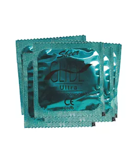 Glyde Ultra Sheer Natural Condom 100 Bulk Pack