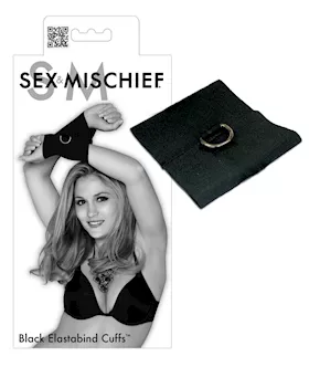 S&m Black Elastabind Cuffs