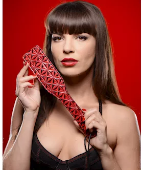 Crimson Tied Steel Enforced Spanking Paddle