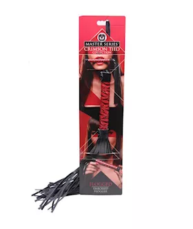 Crimson Tied Embossed Flogger