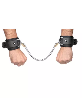 Neoprene Buckle Cuffs With Locking Chain Kit