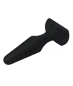 Black Silicone Butt Plug