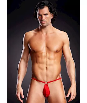 Performance Microfiber Pouch Bikini With Metal Ring