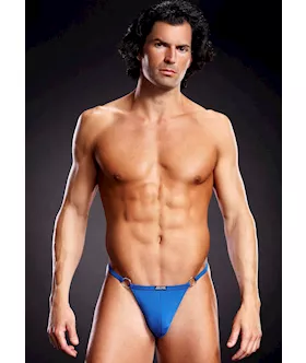 Performance Microfiber V-string With Metal Rings