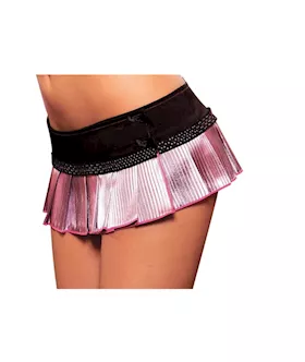 65 Satin Miniskirt