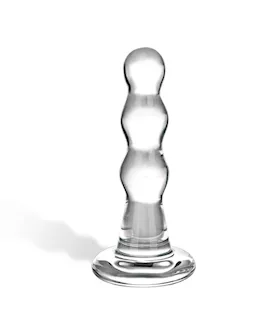 Glas Triple Play Beaded Glass Butt Plug