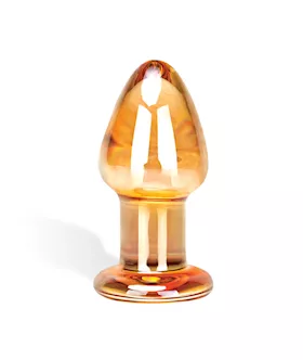 Glas Over Easy Glass Butt Plug