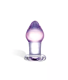 Glas Amethyst Rain Glass Butt Plug