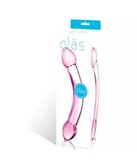 Glas Double Trouble  Glass Dildo