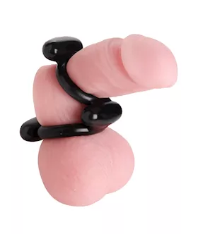 Dual Stretch To Fit Cock and Ball Ring