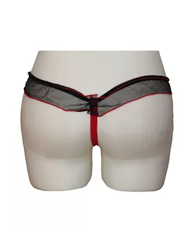 Red Lace Thong