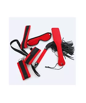 6 Piece S&m Bondage Kit