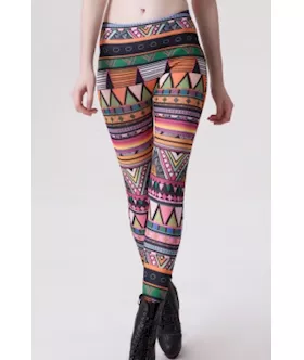 Fashion Seamless Print Women Leggings