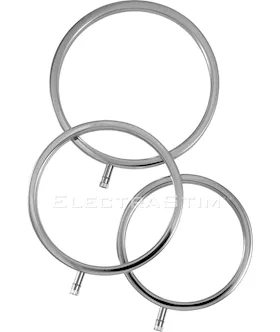 Solid Metal Scrotal Ring Set 3 Sizes