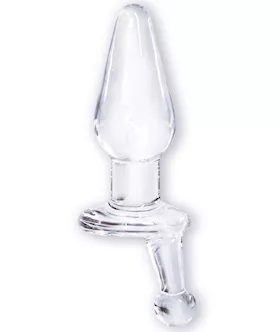 Buttmans Viewable Glass Butt Plug Bishop