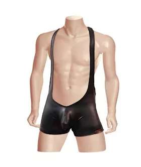 Wet Look Singlet Small