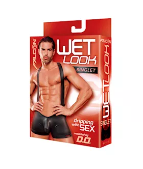 Wet Look Singlet Large