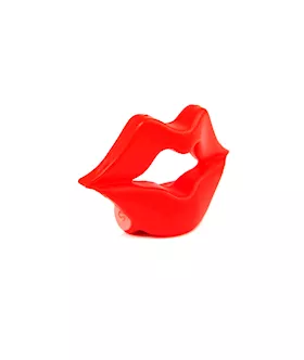 Lusty Lips Vibrating Cock Ring