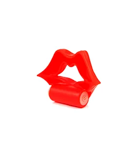 Lusty Lips Vibrating Cock Ring