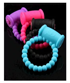 Pearl Necklace Vibrating Cockring