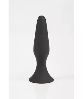 Black Silicone Butt Plug