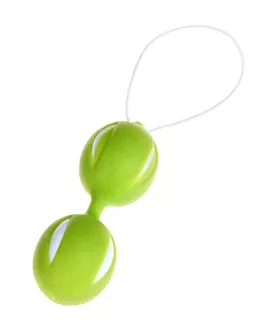Green Silicone Duo Love Balls
