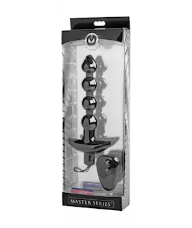 7 Speed Beaded Anal Vibe With Remote