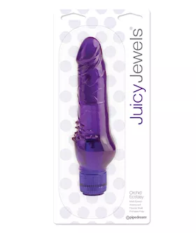 Juicy Jewels Orchid Ecstasy Vibrating Dildo