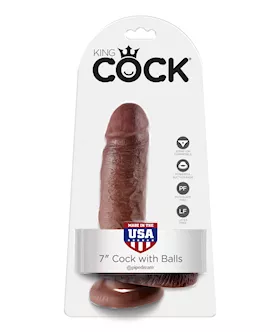 King Cock Suction Cup Dildo With Balls