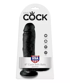 King Cock Suction Cup Dildo With Balls