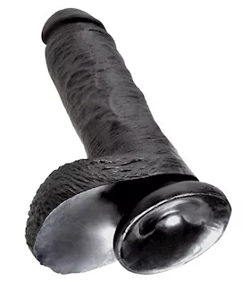 King Cock Suction Cup Dildo With Balls