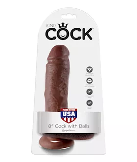 King Cock Suction Cup Dildo With Balls