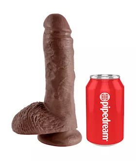 King Cock Suction Cup Dildo With Balls