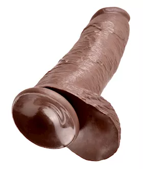 King Cock Suction Cup Dildo With Balls