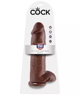 King Cock Suction Cup Dildo With Balls