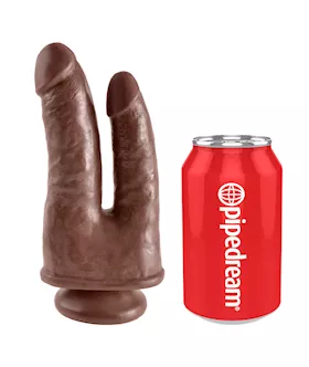 King Cock Double Penetrator Brown