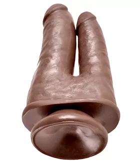 King Cock Double Penetrator Brown
