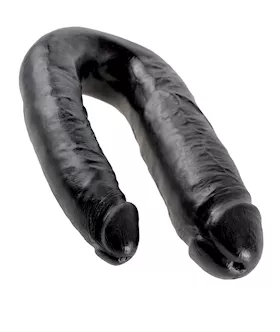 King Cock U-shaped Large Double Trouble Dildo