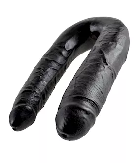 King Cock U-shaped Large Double Trouble Dildo