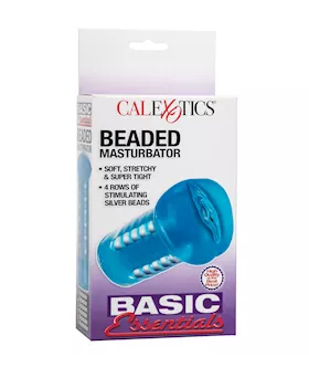 Basic Essentials Beaded Masturbator