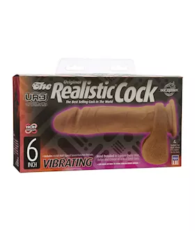 The Vibro Realistic Cock Ur3 6 In Brown