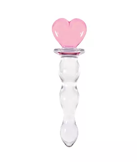 Crystal Heart of Glass Pink