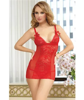 Cupids Bow Chemise Set