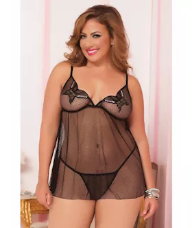 Madame Butterfly Babydoll Set