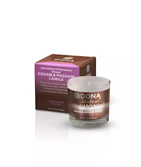 Dona Kissable Massage Candle Chocolate Mousse 75oz 222ml