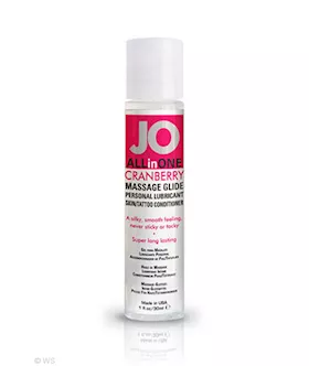 Jo Massage Glide Cranberry 1oz 30ml Single