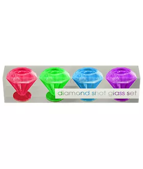 Ladies Night Diamond Shot Glass Set