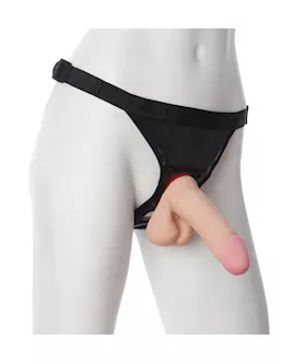 Vac-u-lock 6 Inch Ur3 Cock With Ultra Harness