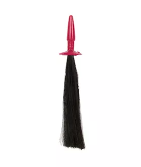 Reds  Leather Butt Plug And Whip Small