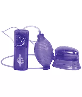 Pucker-up Vibrating Clitoral & Vaginal Pump